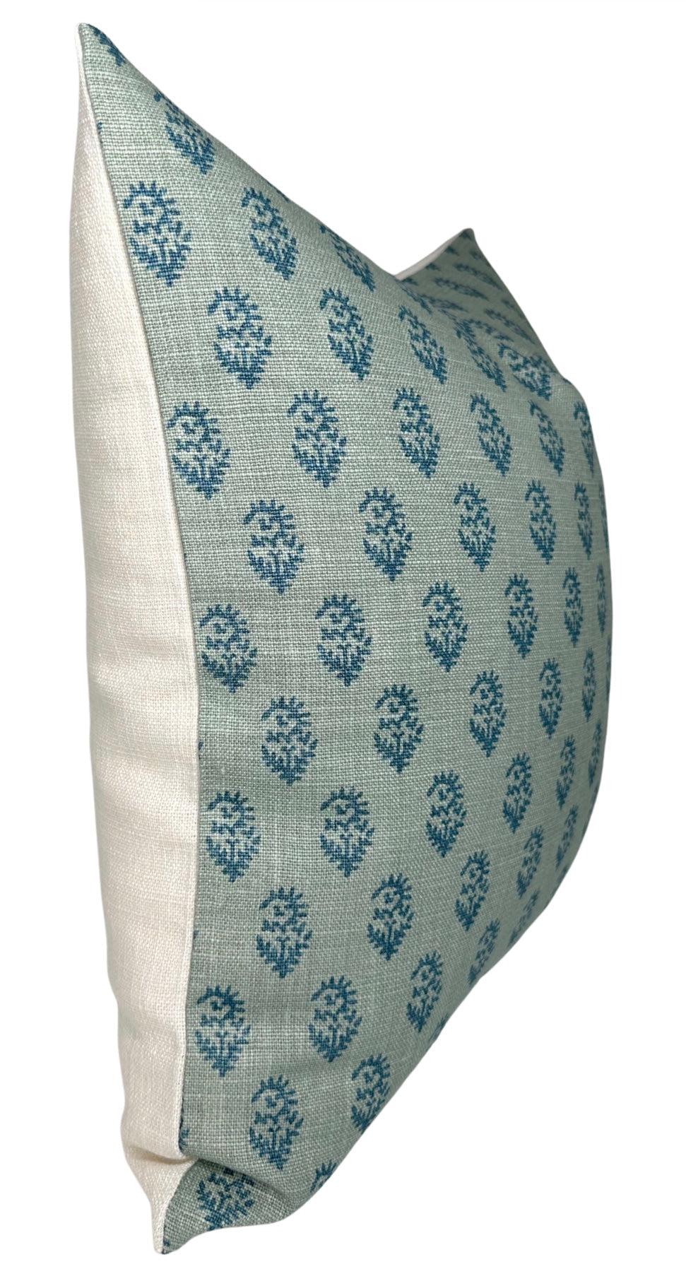 Rajmata Tonal Pillow Cover in Blue/Blue, Peter Dunham Textiles