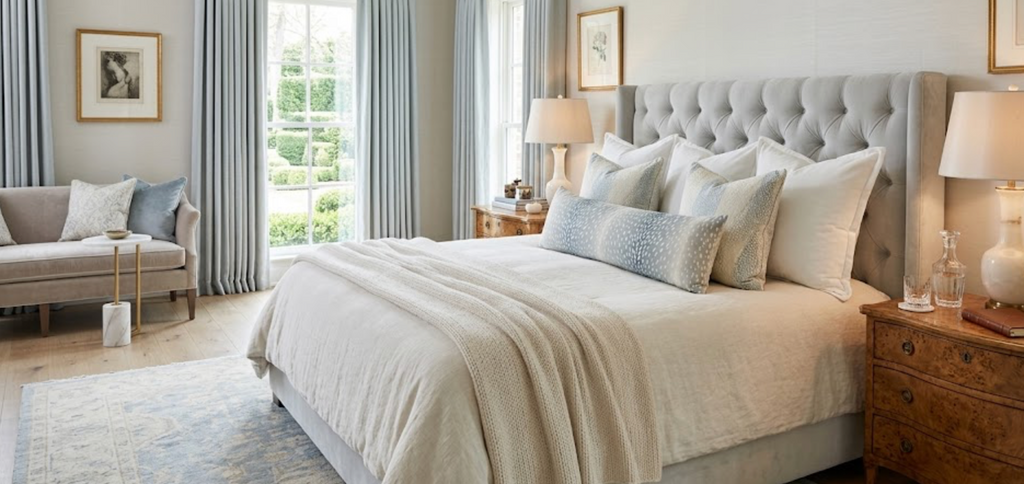 Antelope Pillow Cover in Aqua Blue, 04242
