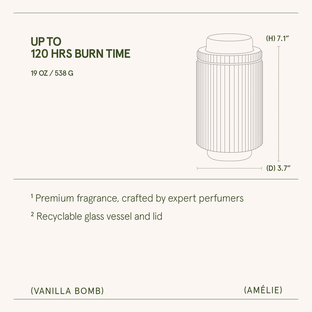 Amélie – Vanilla Bomb Candle