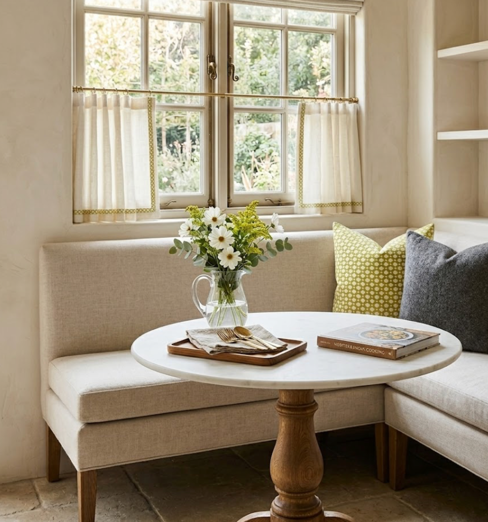 Betwixt Pillow Cover in Chartreuse, Schumacher Textiles