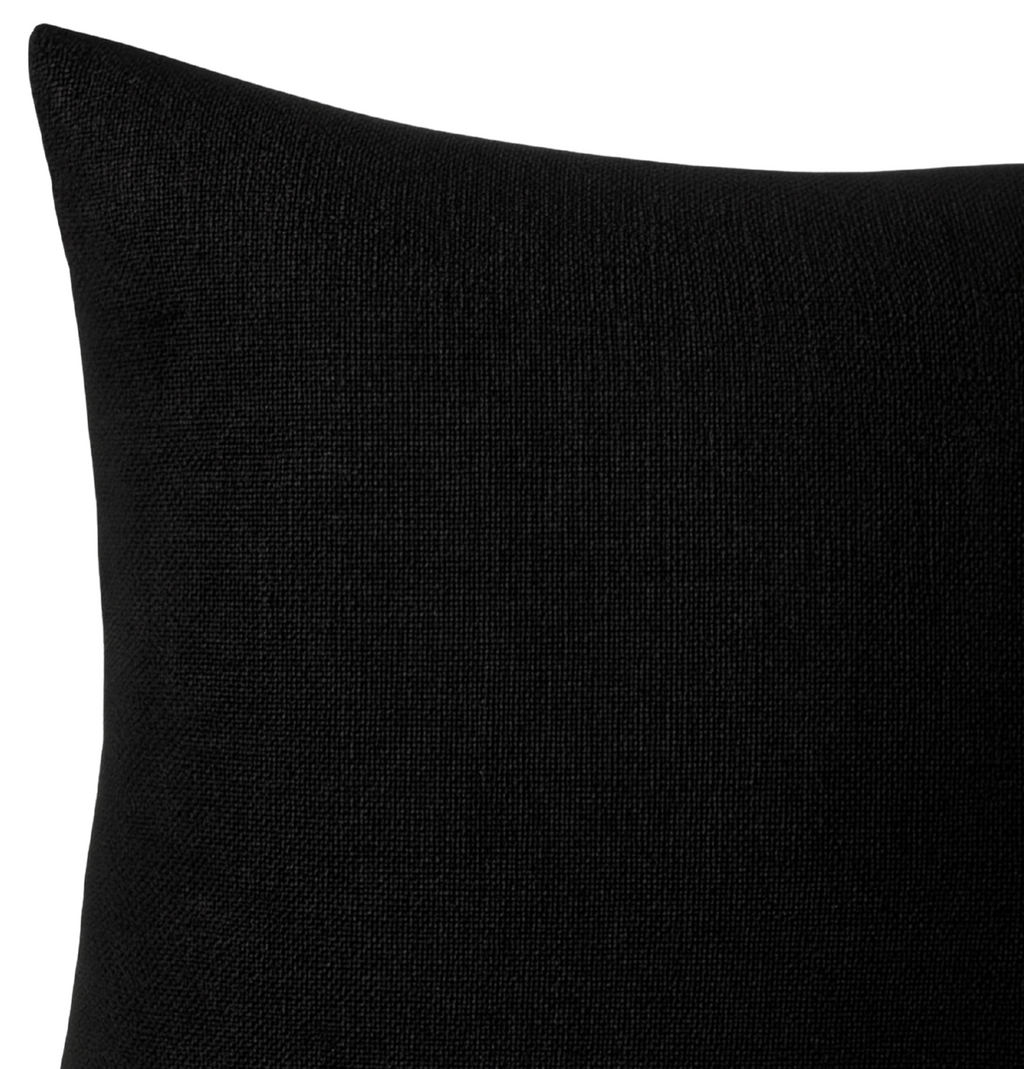 Abstract Pillow Cover in Black, Kravet Woven Textiles