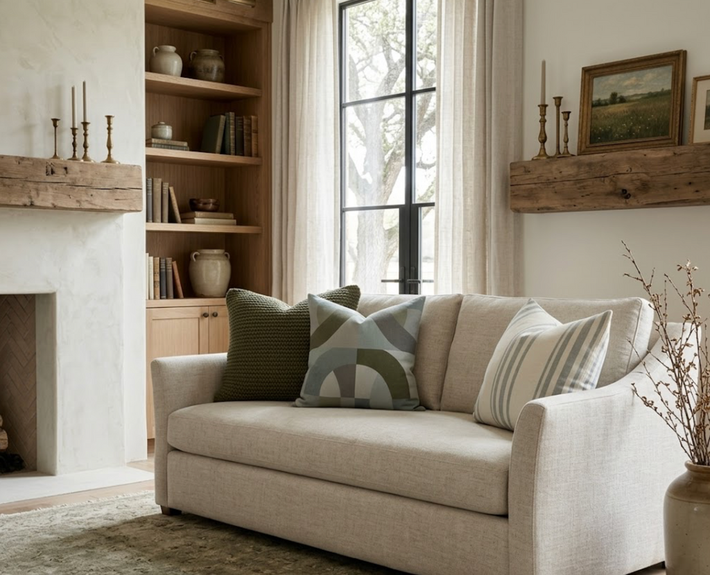Colonnade Pillow Cover in Jadestone, Kelly Wearstler Textiles