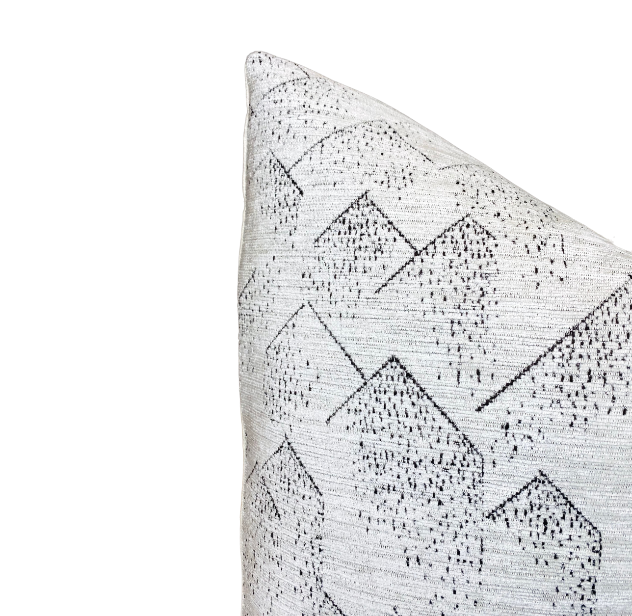 Brink Pillow Cover in Graphite Ivory, Kelly Wearstler Textiles