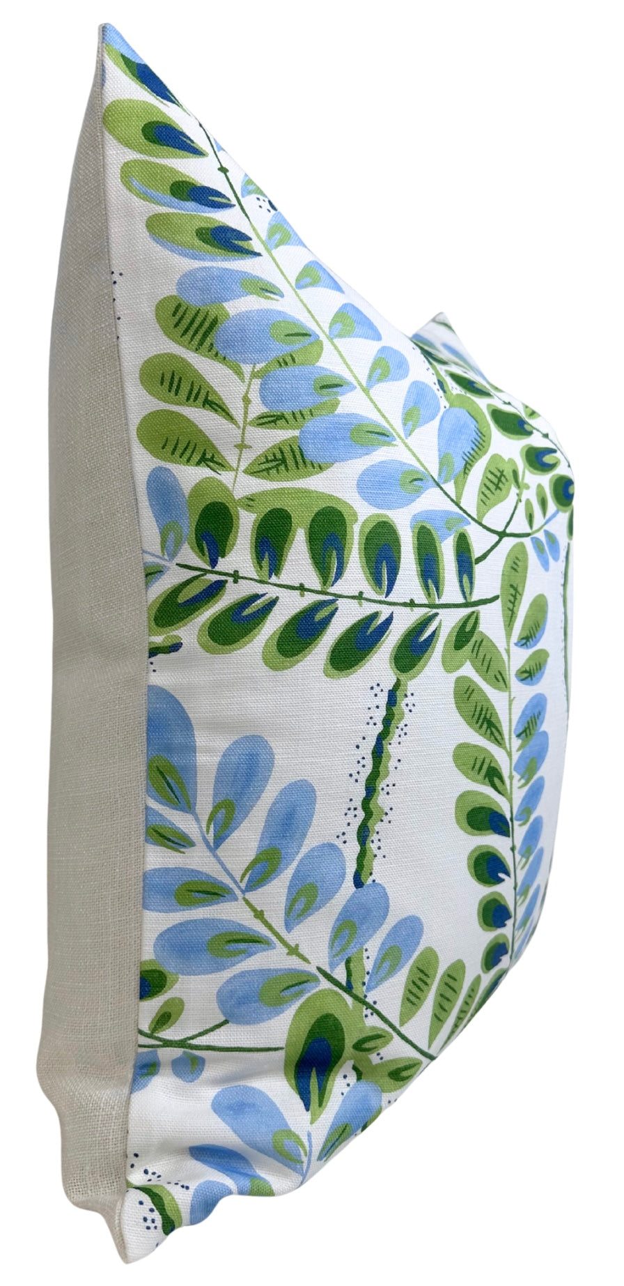 Augusta Pillow Cover in Blue Green, Thibaut Pillows