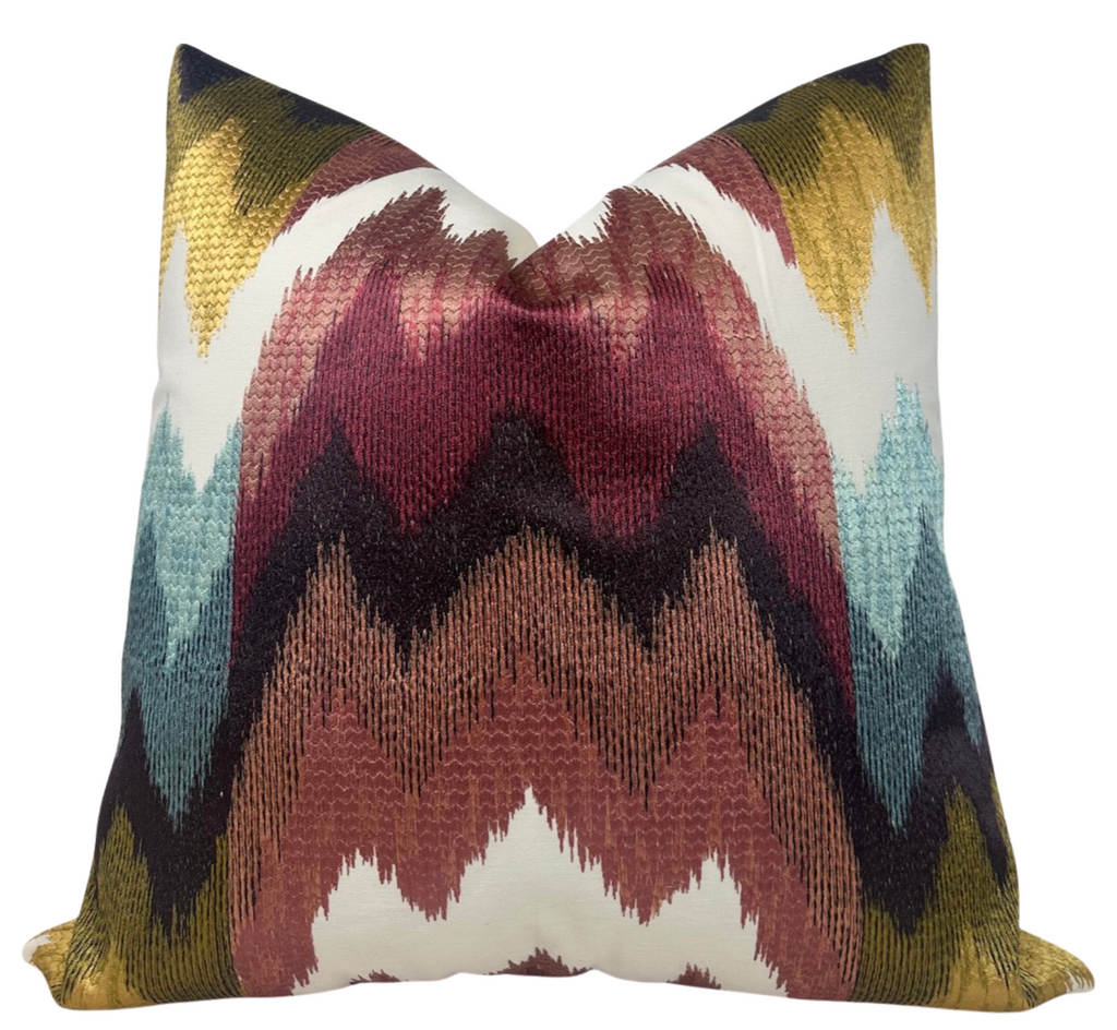 Kamut Pillow Cover in Summer, Thibaut Pillows