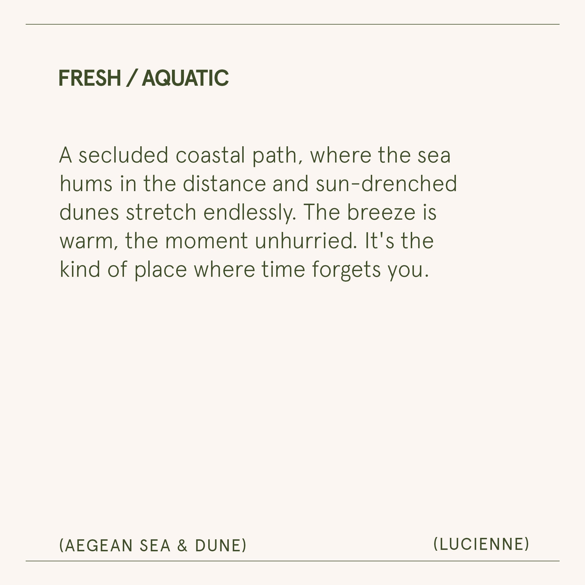 Lucienne - Aegean Sea & Dune Candle