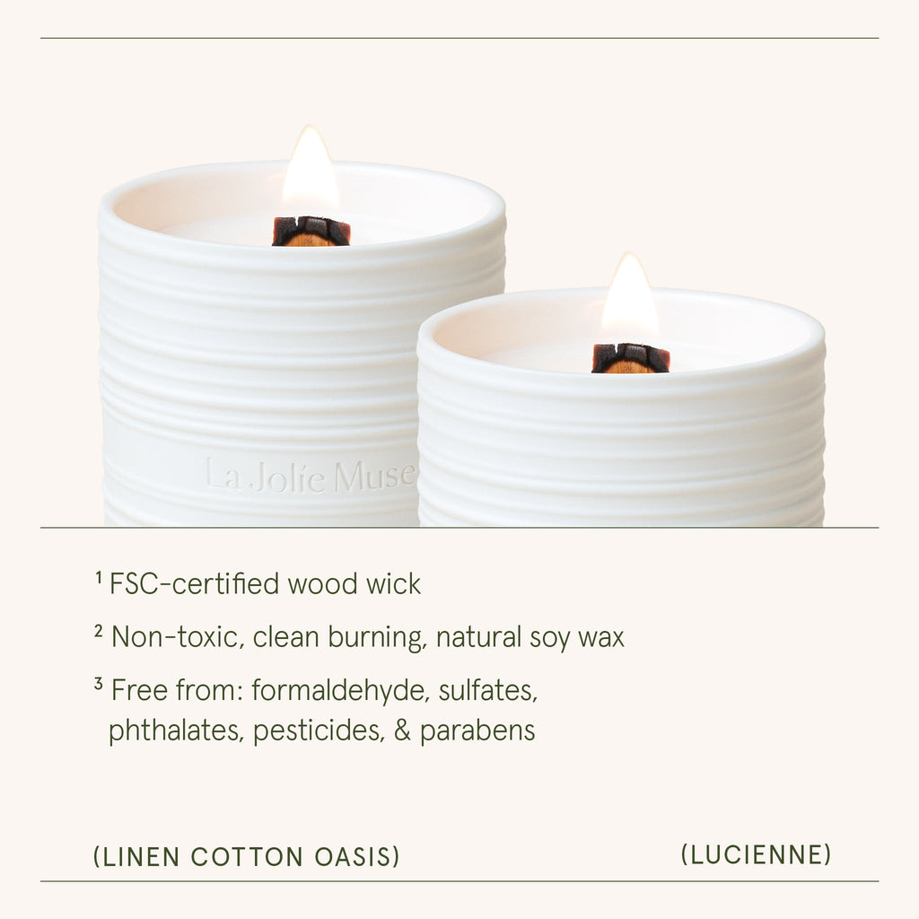 Lucienne - Linen Cotton Oasis Candle