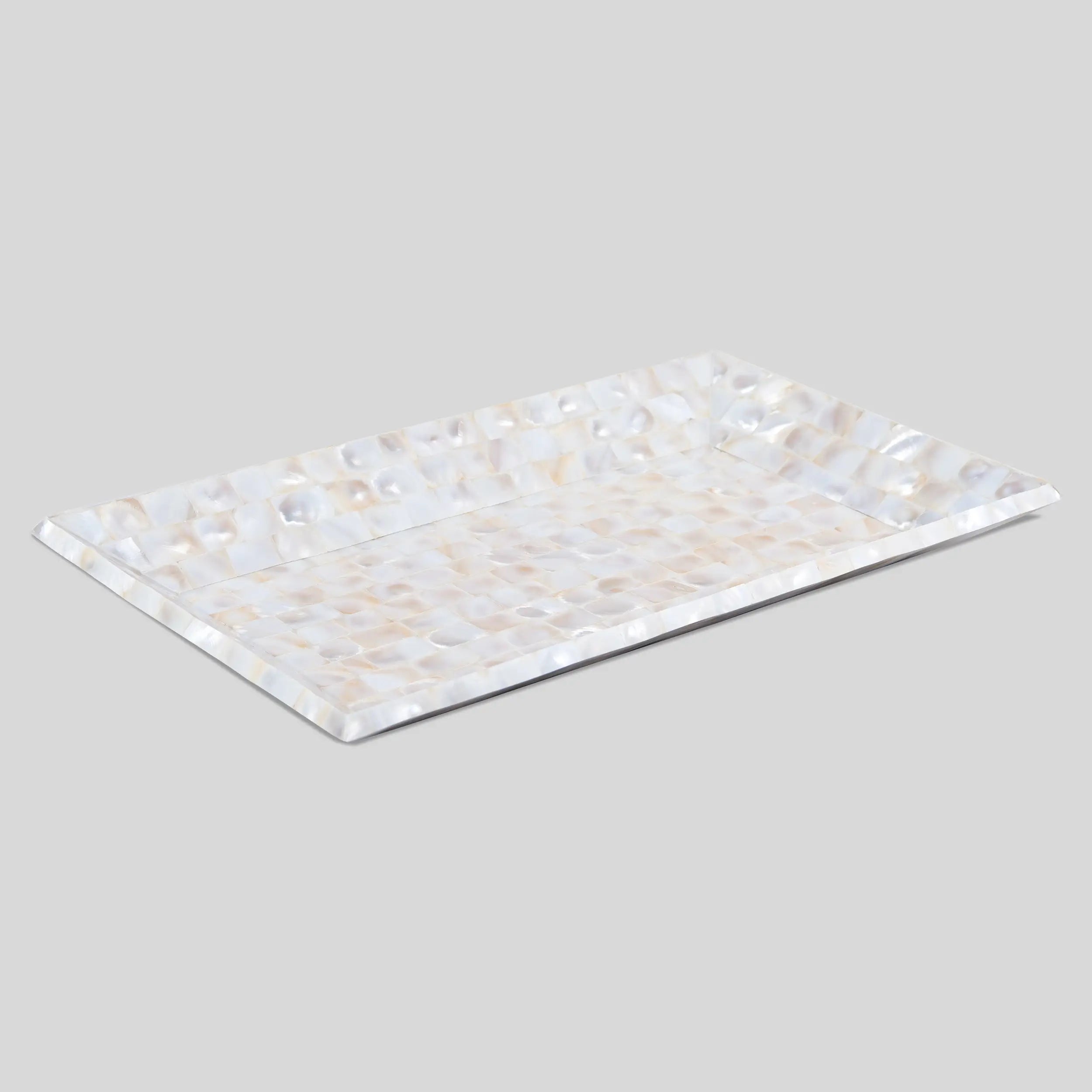 Mother of Pearl Decorative Tray Vanity Coffee Table 12"x7"