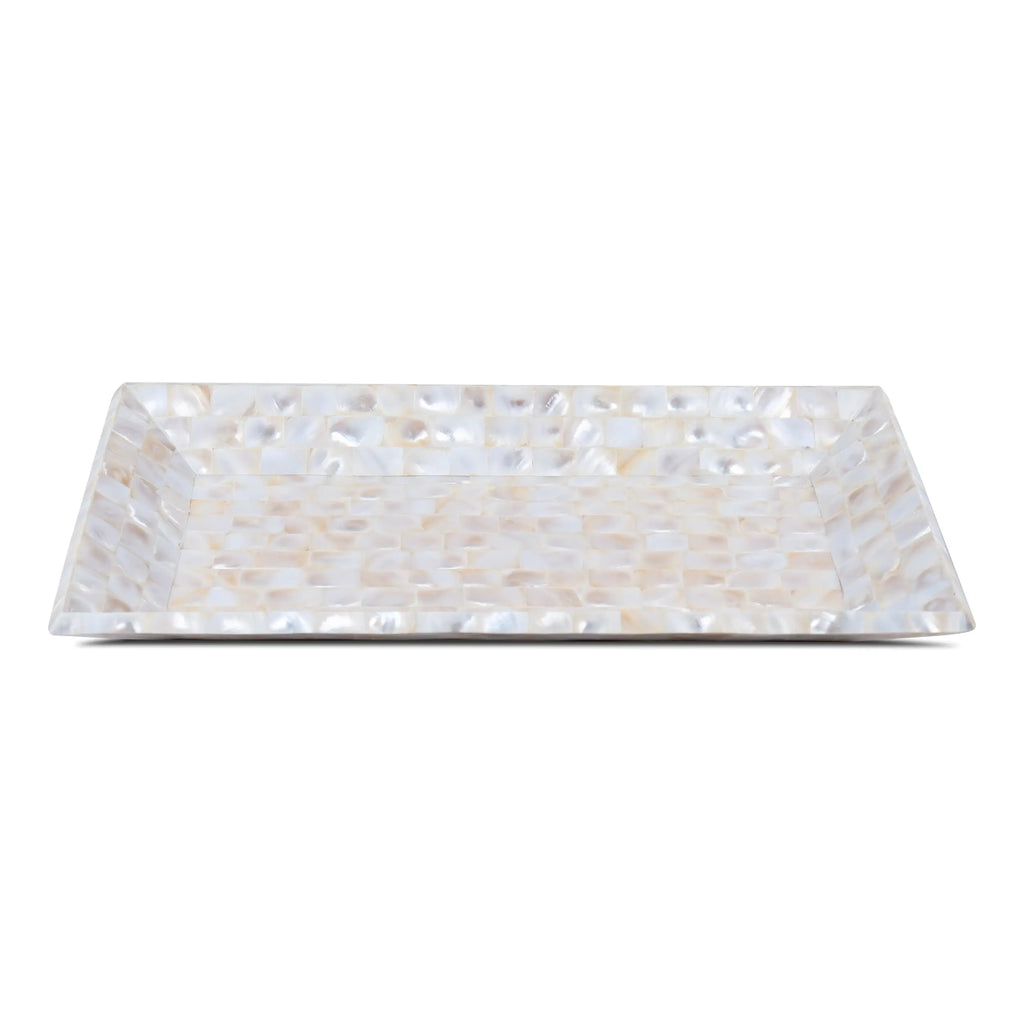 Mother of Pearl Decorative Tray Vanity Coffee Table 12"x7"