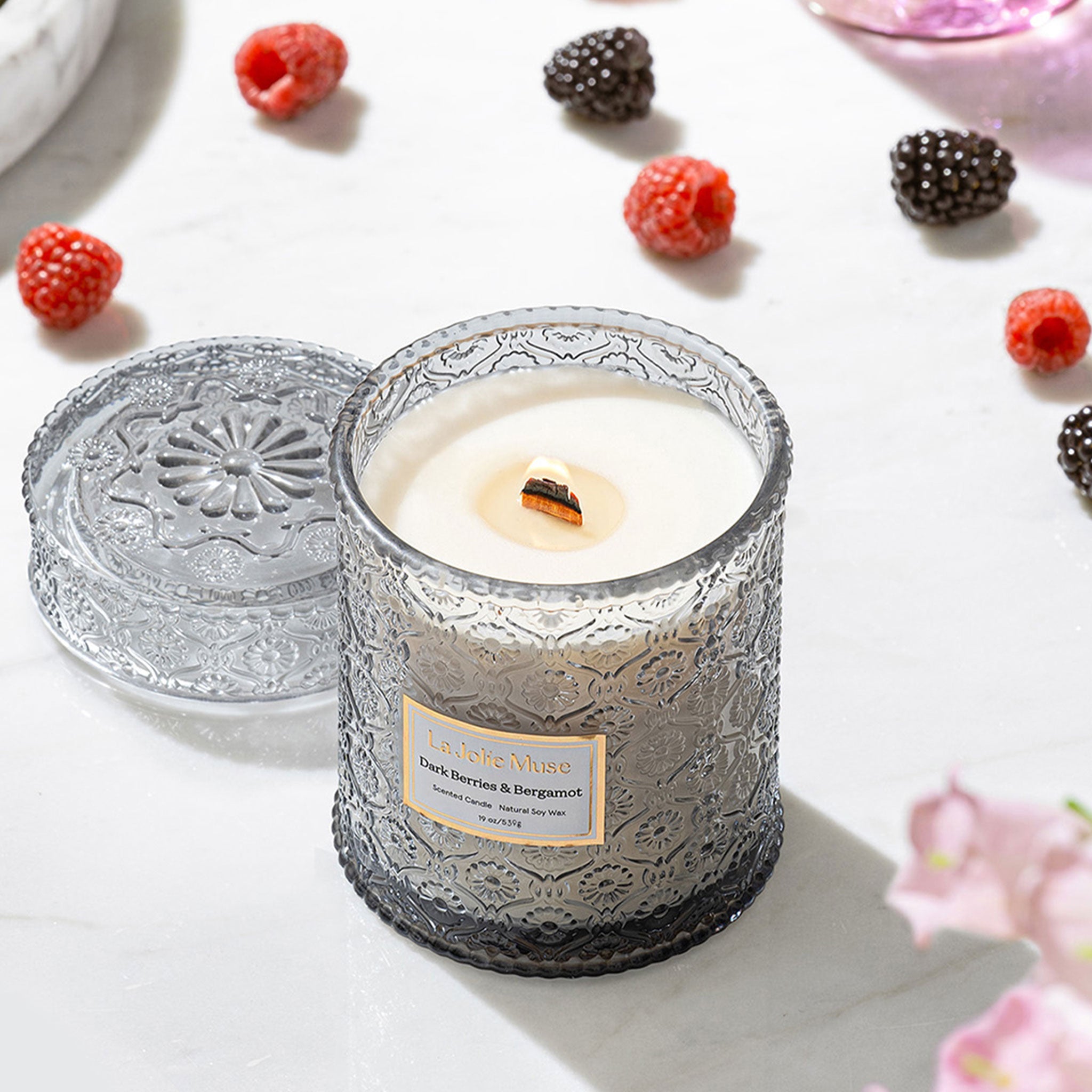 Maelyn - Dark Berries & Bergamot 19oz Candle