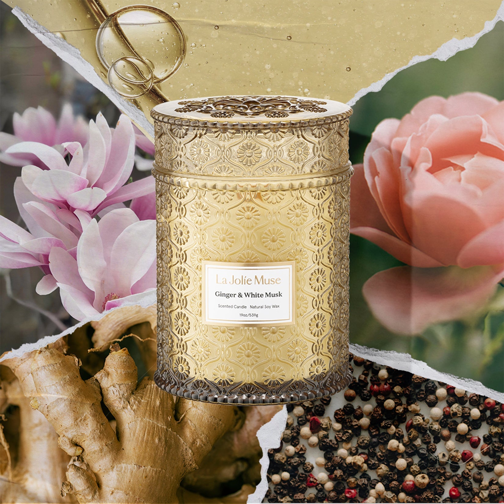 Maelyn - Ginger & White Musk 19oz Candle