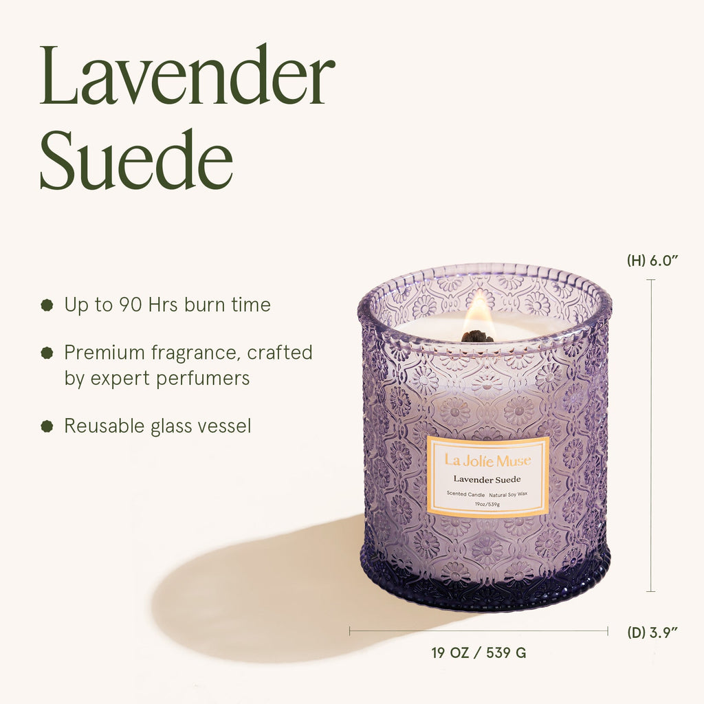 Maelyn - Lavender Suede 19oz Candle