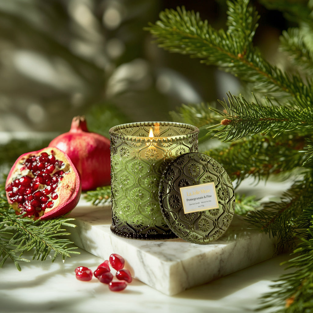 Maelyn - Pomegranate & Pine 6oz Candle