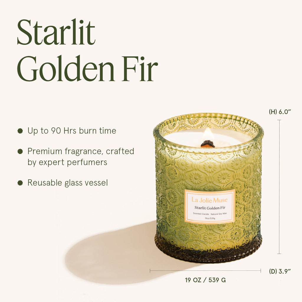 Maelyn - Starlit Golden Fir 19oz Candle