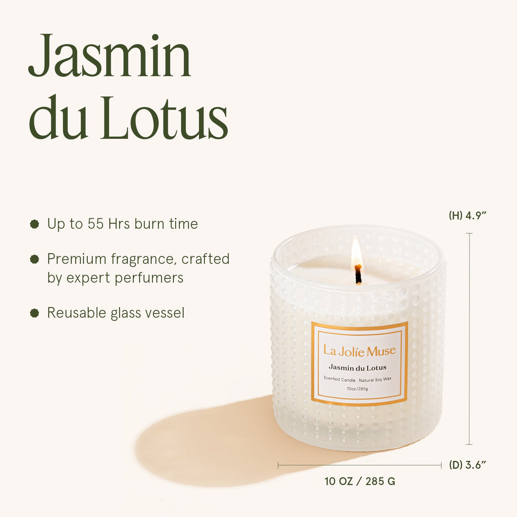 Marvella - Jasmin du Lotus 10oz Candle