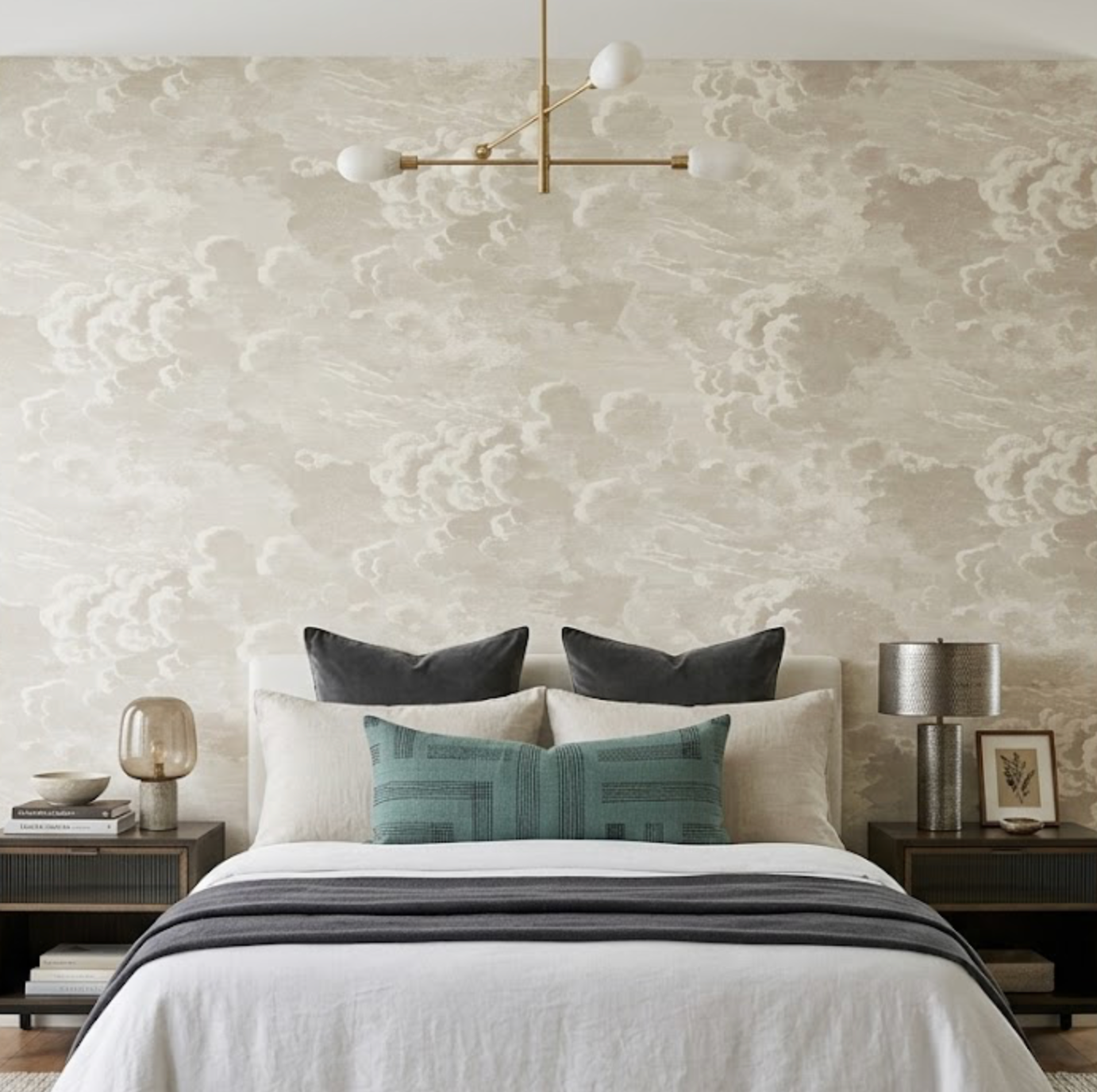 Pastiche Pillow Cover in Spruce Jet, Kelly Wearstler Textiles