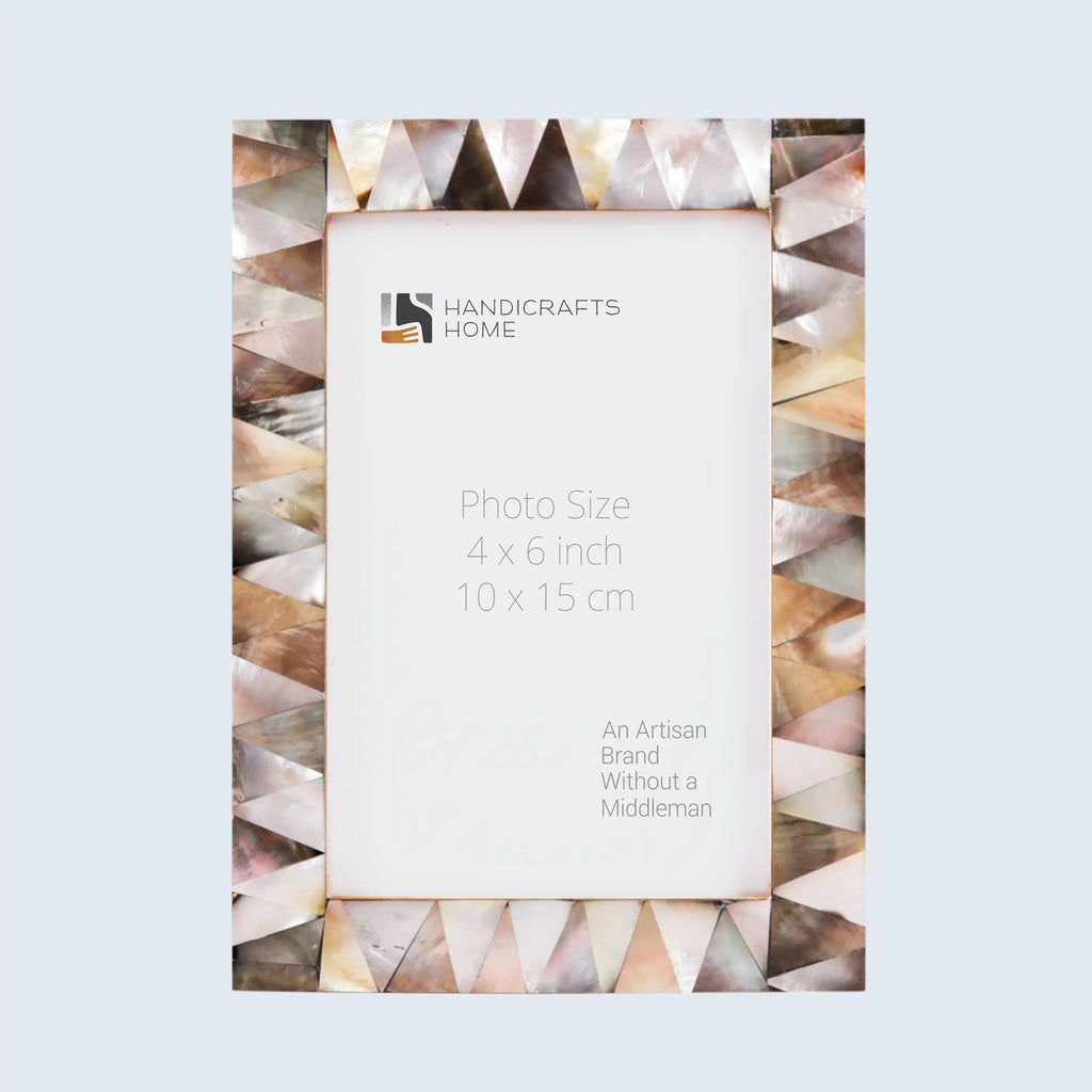 Picture Frame Pearlescent Ebony Collection Mother of Pearl Black – 3 Sizes