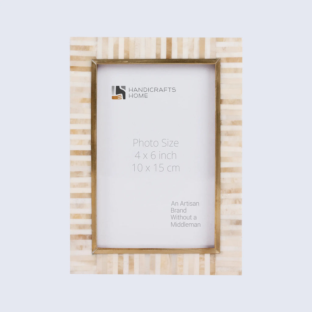 Photo Frame Halo Keys Collection Bone Inlay & Resin Multi-Color – 4x6, 5x7 & 8x10"