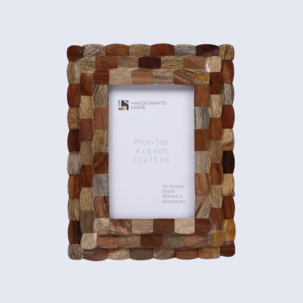 Picture Frame Artisan Hive Collection Wood Beige & Brown – 3 Sizes