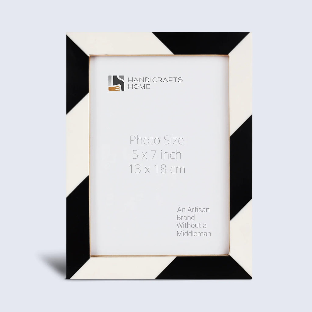 Artisan Bedazzle Black & White Picture Frames 4x6 5x7 8x10