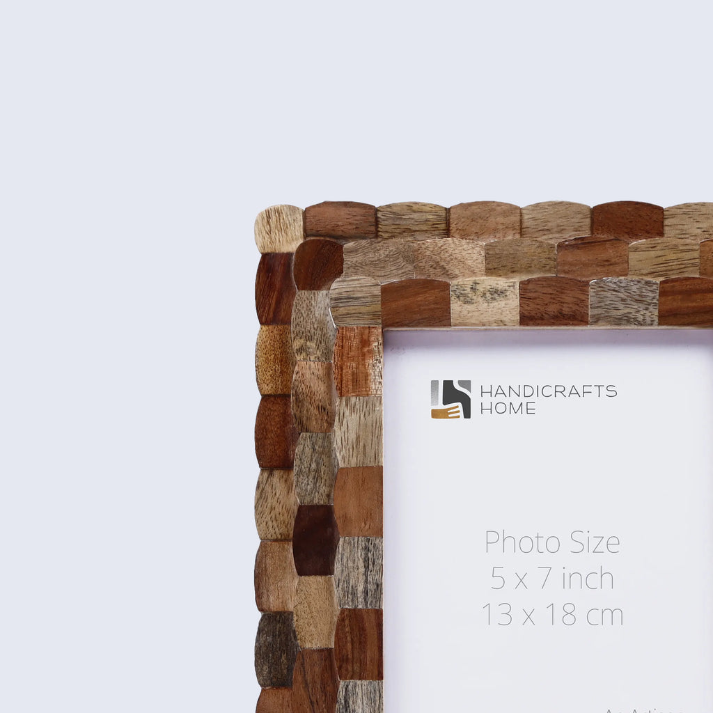 Picture Frame Artisan Hive Collection Wood Beige & Brown – 3 Sizes