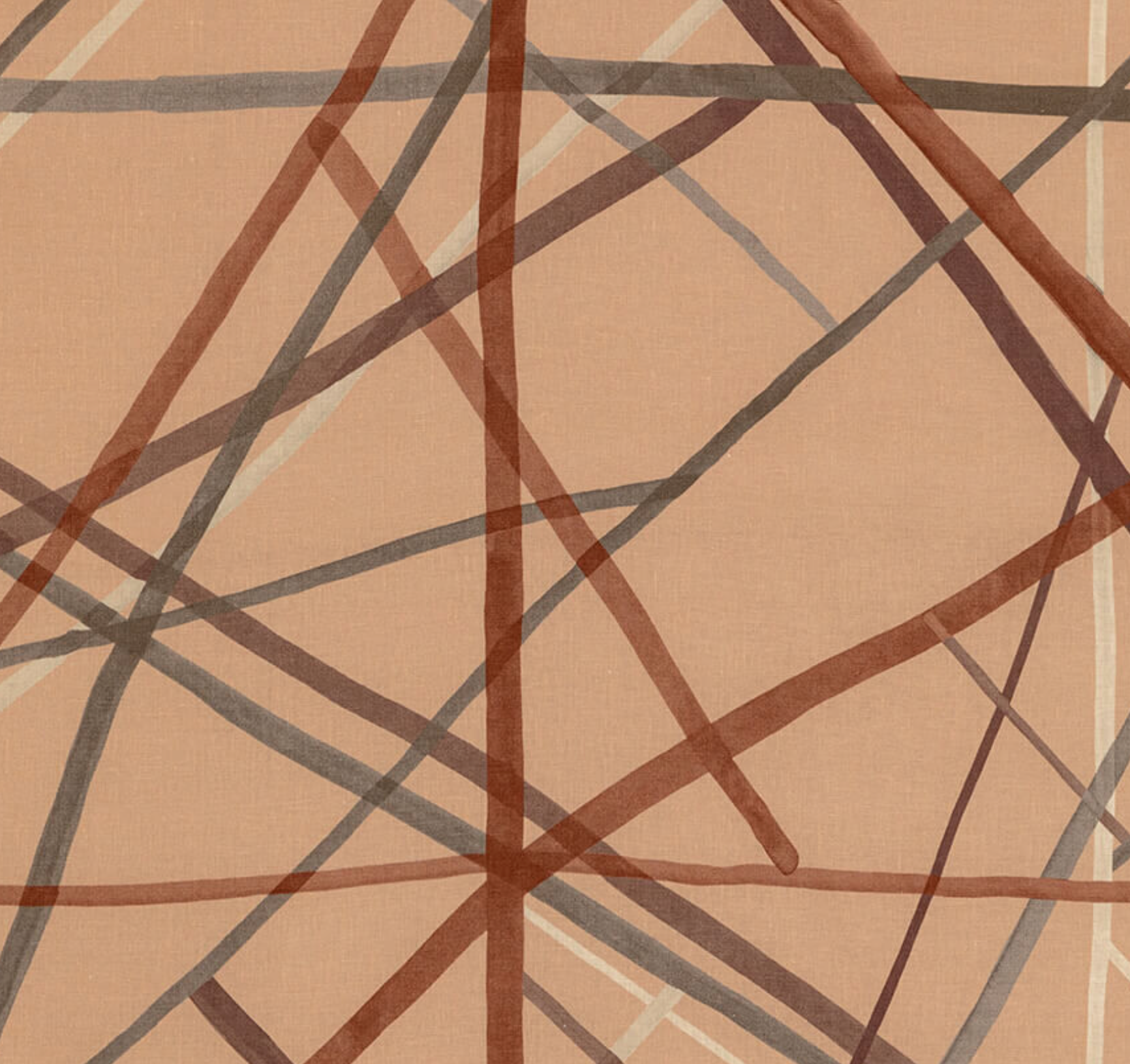 Simpatico Pillow Cover in Terracotta, Kelly Wearstler Textiles