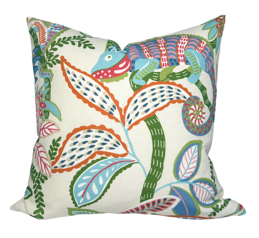 Iggy Performance Pillow Cover in Ivory, Thibaut Pillows