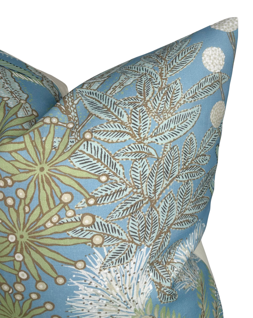 Protea Performance Pillow Cover in Spa Blue, Thibaut Pillows