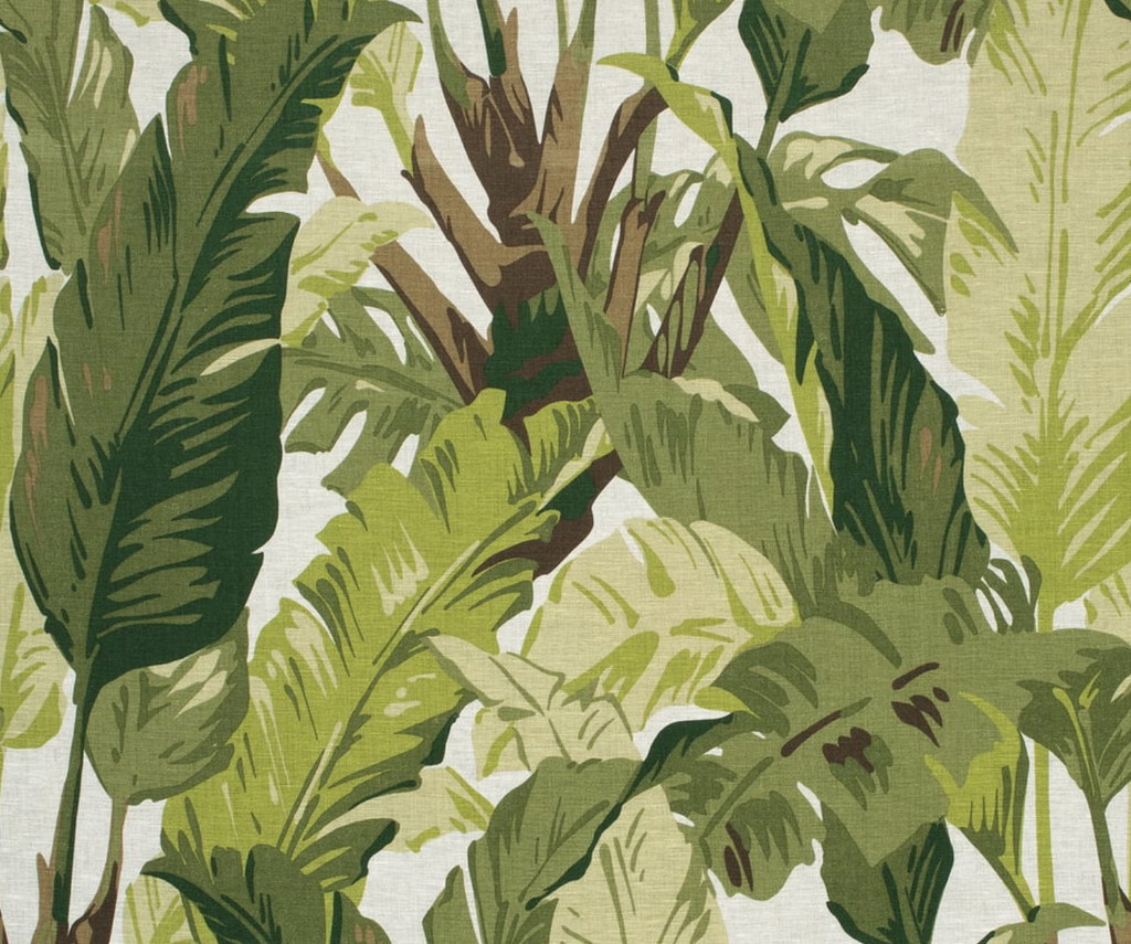 Travelers Palm Pillow Cover in Sage, Thibaut Pillows