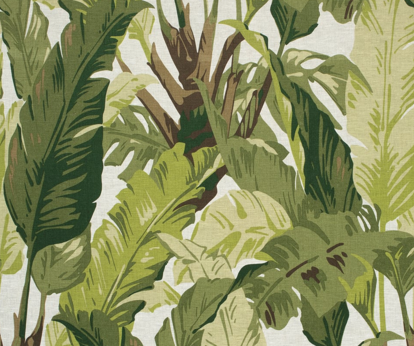 Travelers Palm Pillow Cover in Sage, Thibaut Pillows