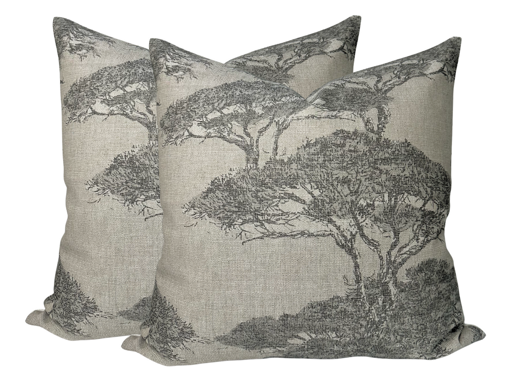 Torrey Pines Pillow Cover in Beige, Thibaut Pillows