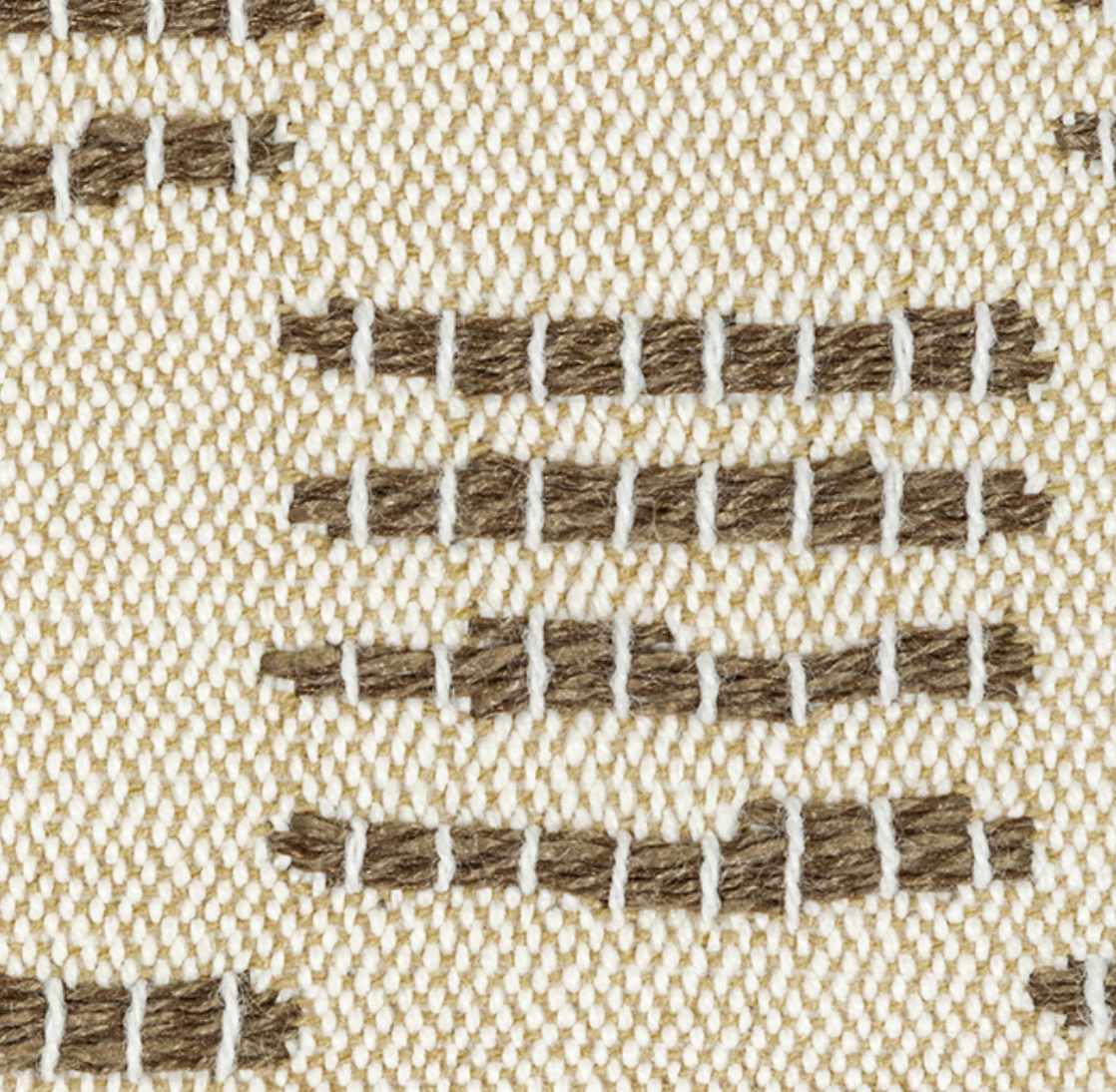 Stroll Pillow Cover in Ivory Brown, Kelly Wearstler Textiles