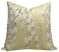 Weeping Blossom Pillow Cover in Gold, Thibaut Pillows