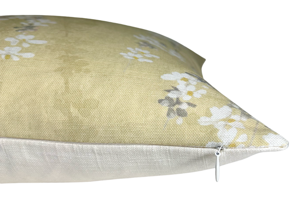 Weeping Blossom Pillow Cover in Gold, Thibaut Pillows