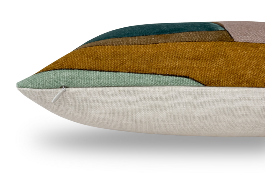 District Pillow Cover in Tobacco, Kelly Wearstler Textiles