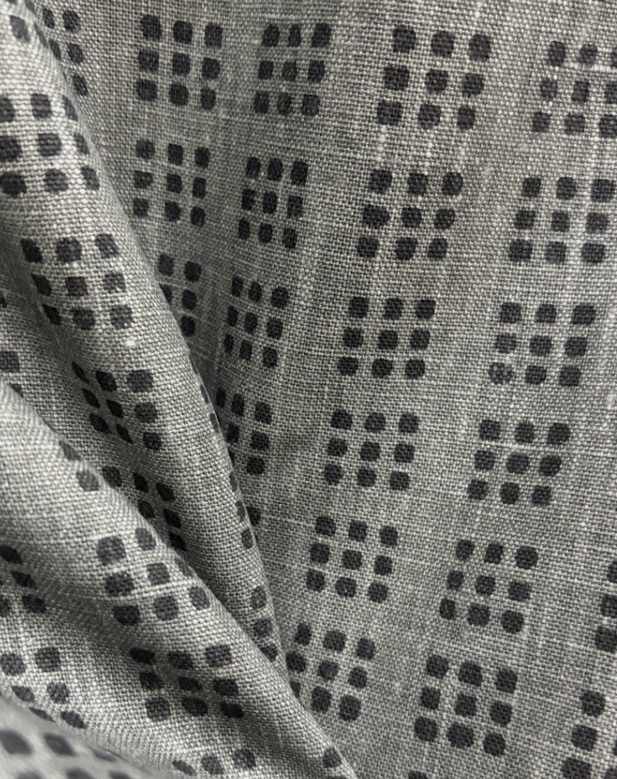 Paradox Pillow Cover in Graphite/Onyx, Kelly Wearstler Textiles