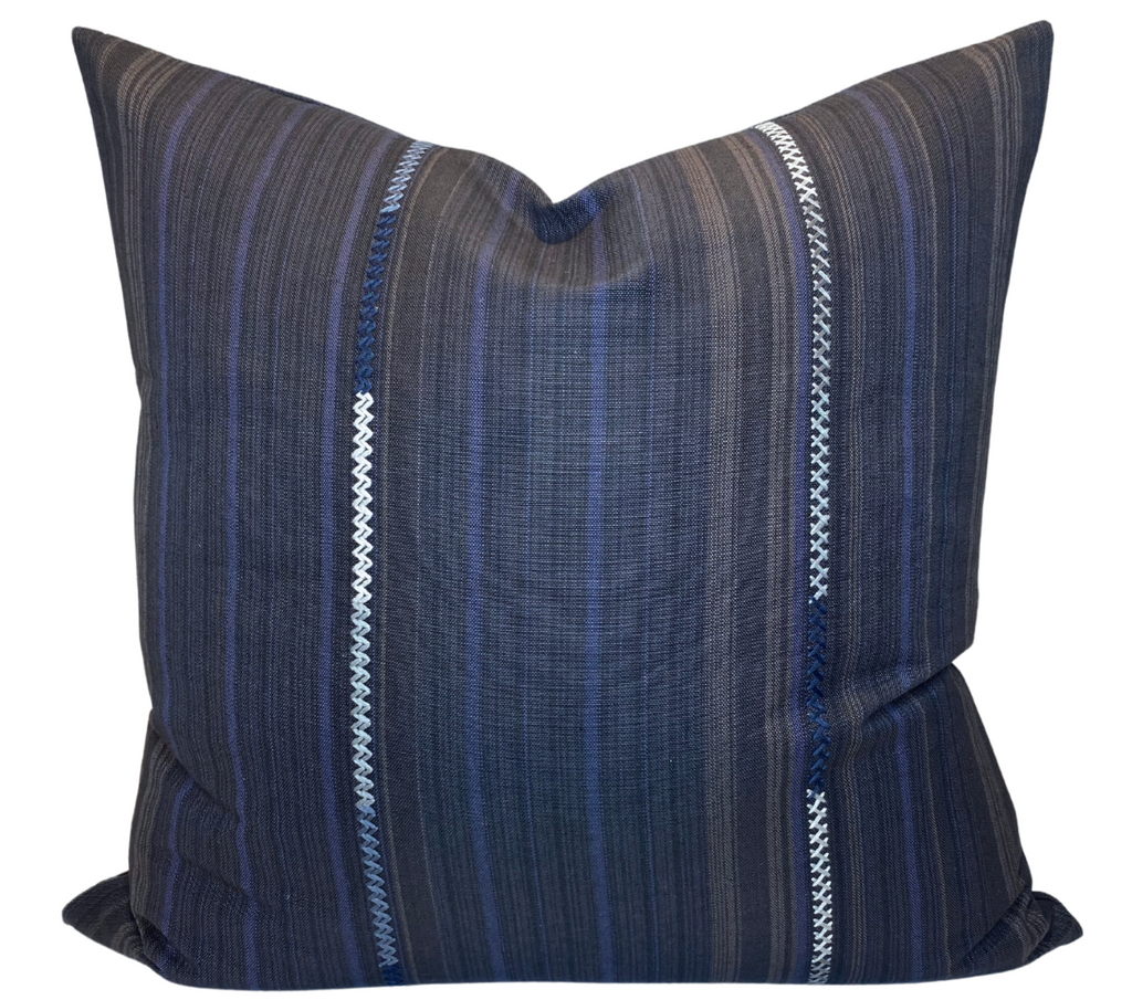 Barodo Pillow Cover in Navy Blue