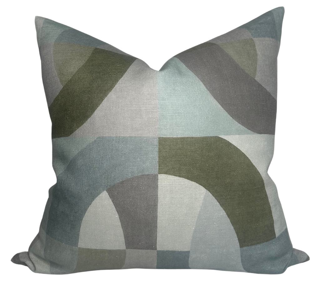 Colonnade Pillow Cover in Jadestone, Kelly Wearstler Textiles