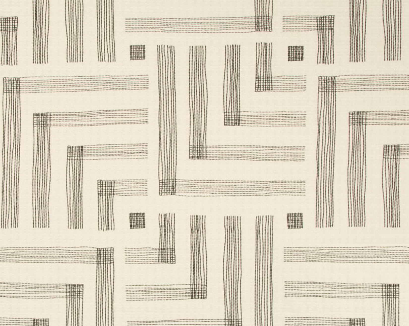 Pastiche Pillow Cover in Chalk Jet, Kelly Wearstler Textiles