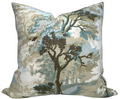 Lincoln Toile Pillow Cover in Light Blue, Thibaut Pillows