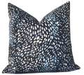 Speckled Pillow Cover in Navy Blue, Rebecca Atwood Textiles