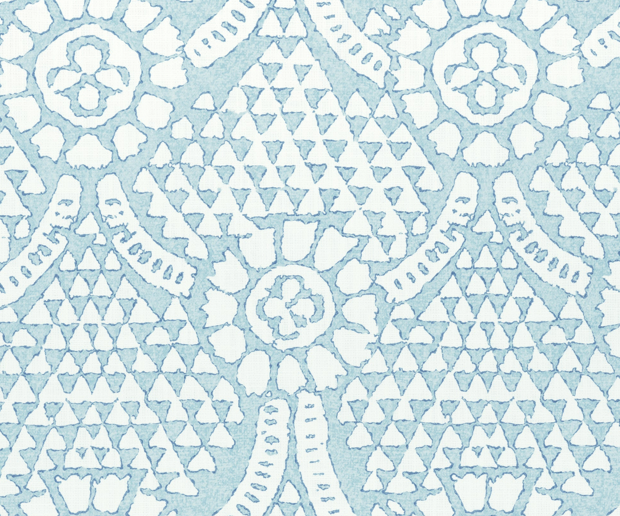 Chamomile Pillow Cover in Spa Blue, Thibaut Pillows