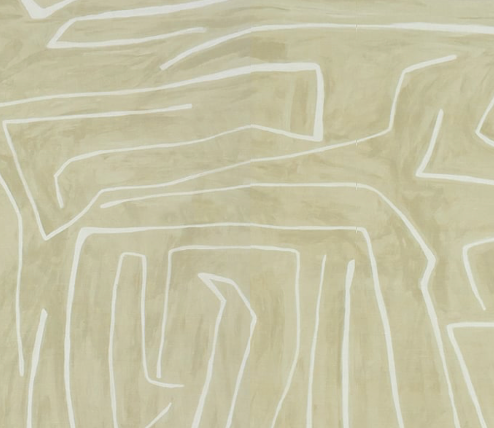 Graffito Pillow Cover in Beige Ivory, Kelly Wearstler Textiles