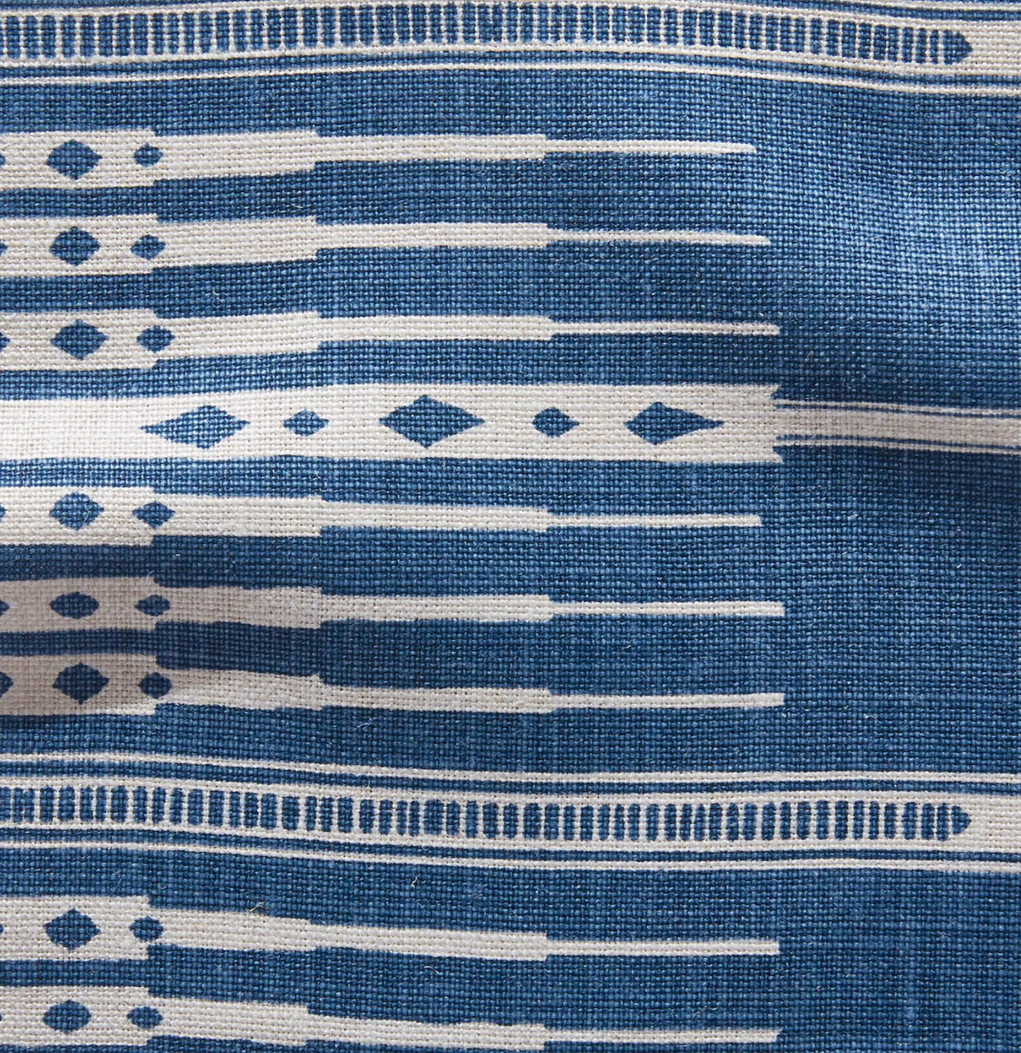 Tangiers Pillow Cover in Indigo, Peter Dunham Textiles