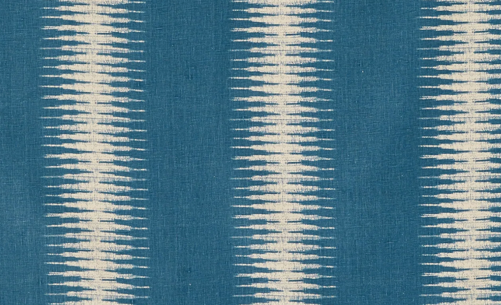 Ikat Pillow Cover in Indigo Blue, Peter Dunham Textiles