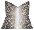 Antelope Pillow Cover in Dark Brown, 04242