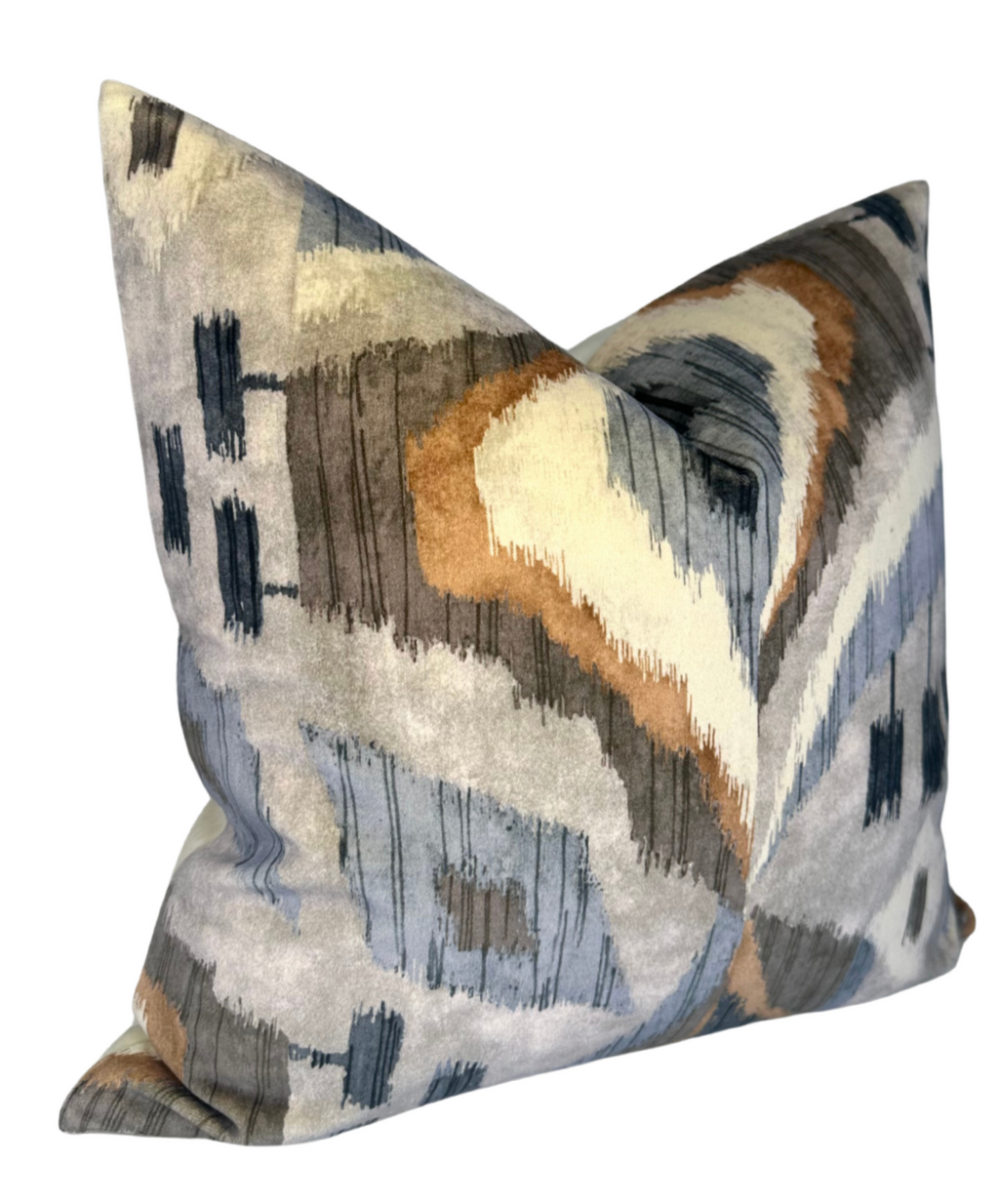 Artesian Velvet Pillow Cover in Birch, Thibaut Pillows