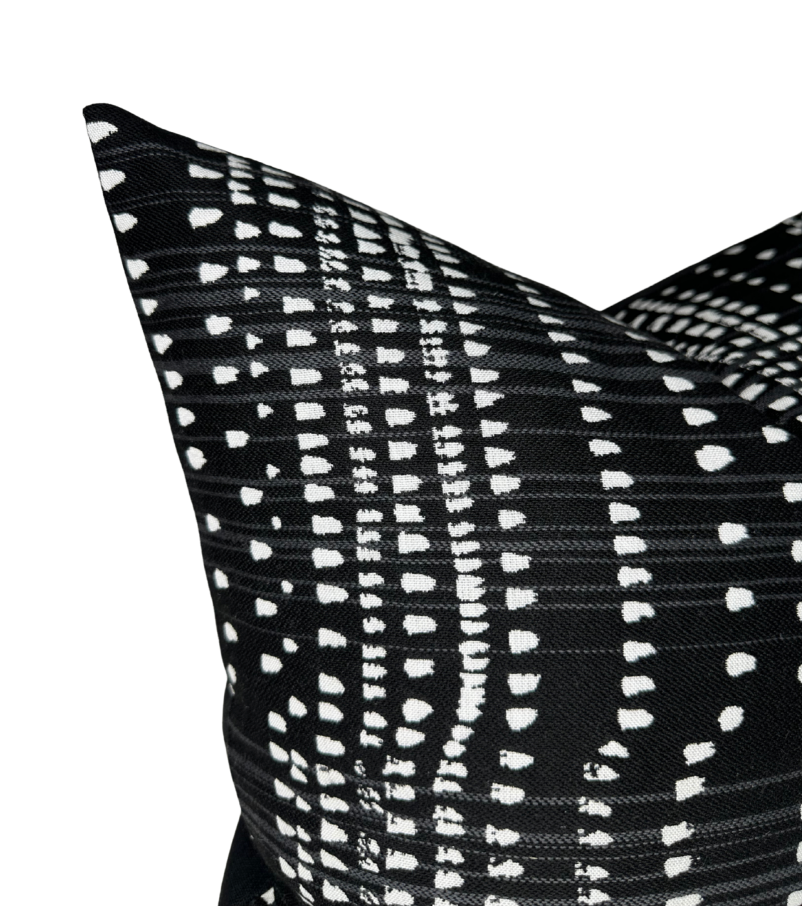 Cape Town Pillow Cover in Black, Thibaut Pillows