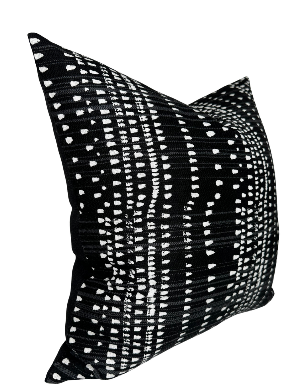 Cape Town Pillow Cover in Black, Thibaut Pillows
