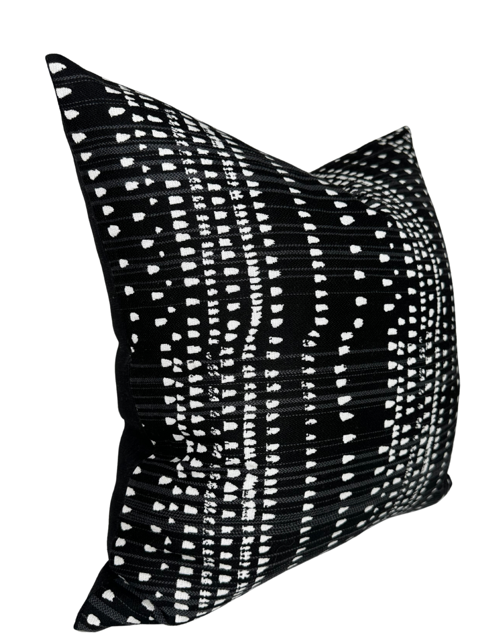 Cape Town Pillow Cover in Black, Thibaut Pillows